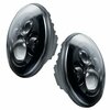 Oracle Light Sealed Beam 7 Round Black Bezel Housing Set Of 2 Requires Headlight Bulb Adapter Depending On 5769-504